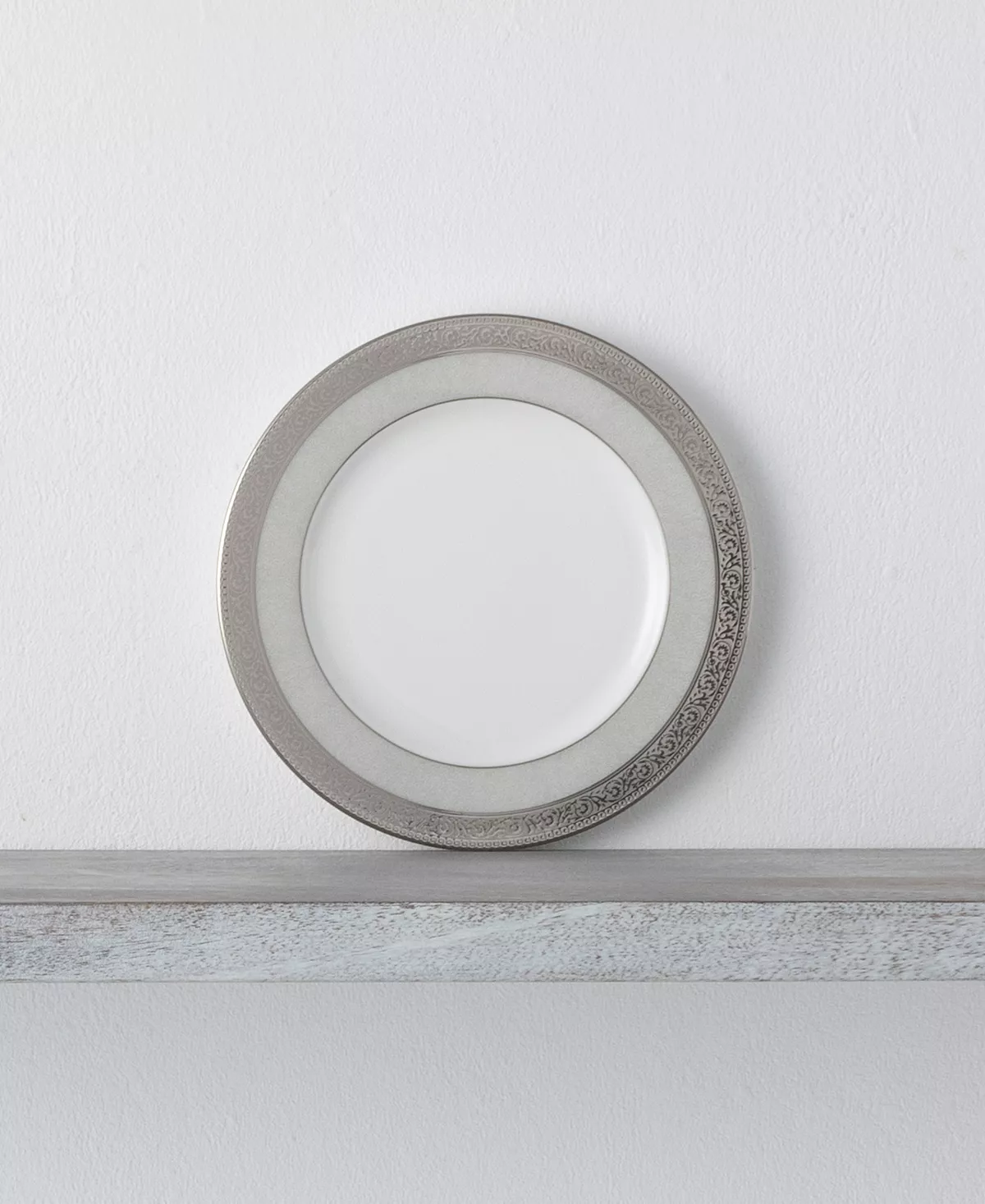 Noritake Summit Platinum Set Of 4 Bread Butter And Appetizer Plates, Service For 4 - Image 3