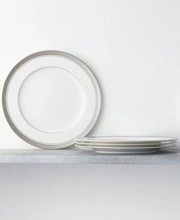 Noritake Summit Platinum Set Of 4 Dinner Plates, Service For 4 - Image 2