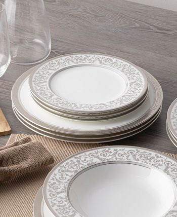 Summit Platinum Set Of 4 Dinner Plates, Service For 4 Noritake Summit Platinum Set Of 4 Dinner Plates, Service For 4 -VilleroyBoch shop