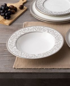 Noritake Summit Platinum Set Of 4 Soup Bowls, Service For 4 -VilleroyBoch shop 23138503 fpx