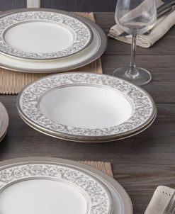 Noritake Summit Platinum Set Of 4 Soup Bowls, Service For 4 -VilleroyBoch shop 23138504 fpx