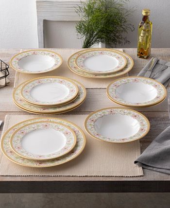 Blooming Splendor Set Of 4 Dinner Plates, Service For 4 Noritake Blooming Splendor Set Of 4 Dinner Plates, Service For 4 -VilleroyBoch shop