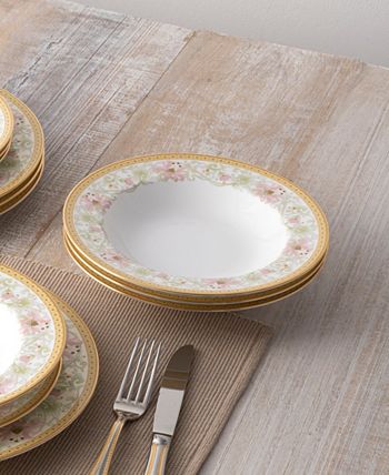 Blooming Splendor Set Of 4 Soup Bowls, Service For 4 Noritake Blooming Splendor Set Of 4 Soup Bowls, Service For 4 -VilleroyBoch shop