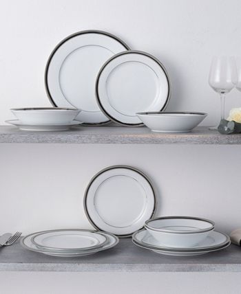 Noritake Austin Platinum 12 Piece Set, Service For 4 8 Noritake Austin Platinum 12 Piece Set, Service For 4 - Image 6