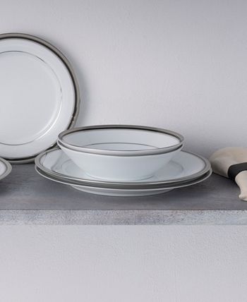 Austin Platinum Set Of 4 Soup Bowls, Service For 4 Noritake Austin Platinum Set Of 4 Soup Bowls, Service For 4 -VilleroyBoch shop