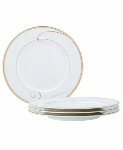 Noritake Golden Wave Set Of 4 Salad Plates, Service For 4