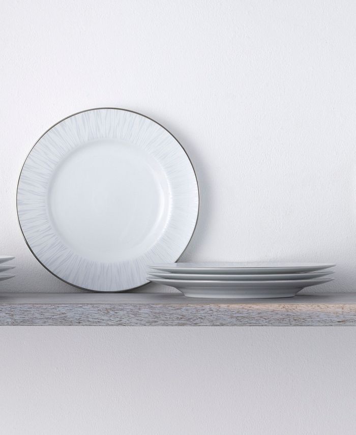 Noritake Glacier Platinum Set Of 4 Salad Plates, Service For 4 7 Noritake Glacier Platinum Set Of 4 Salad Plates, Service For 4 - Image 5