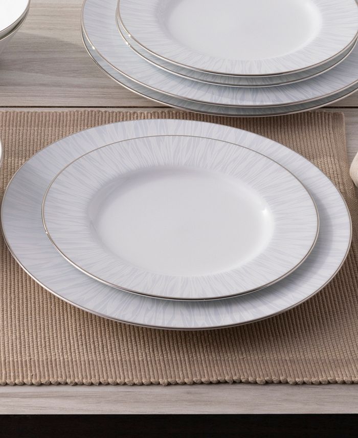 Noritake Glacier Platinum Set Of 4 Dinner Plates, Service For 4 6 Noritake Glacier Platinum Set Of 4 Dinner Plates, Service For 4 - Image 4