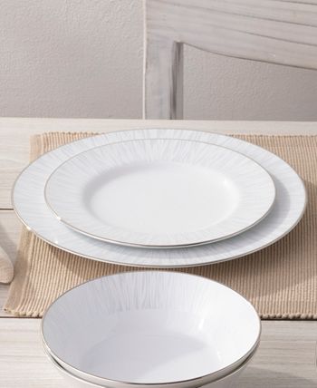 Noritake Glacier Platinum Set Of 4 Dinner Plates, Service For 4 7 Noritake Glacier Platinum Set Of 4 Dinner Plates, Service For 4 - Image 5