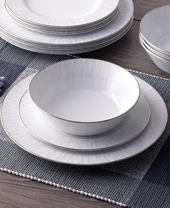 Glacier Platinum Set Of 4 Soup Bowls, Service For 4 Noritake Glacier Platinum Set Of 4 Soup Bowls, Service For 4 -VilleroyBoch shop