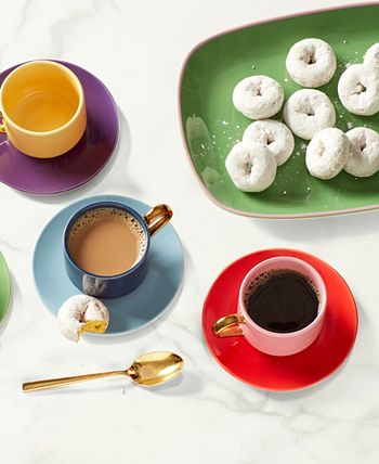 Make It Pop Cup Saucer Set Kate Spade New York Make It Pop Cup Saucer Set -VilleroyBoch shop