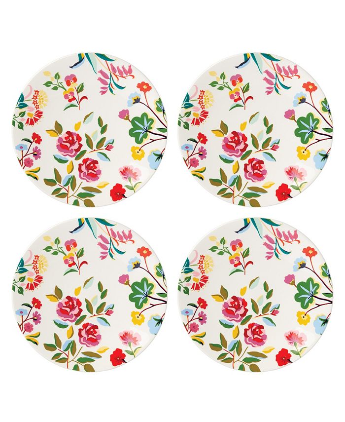 Garden Floral Accent Plates, Set Of 4 Kate Spade New York Garden Floral Accent Plates, Set Of 4 -VilleroyBoch shop