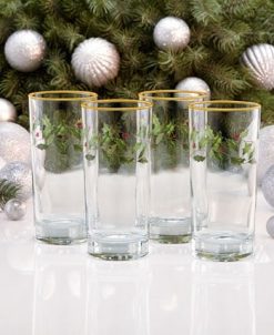 Lenox Holiday 4-piece Highball Glass Set -VilleroyBoch shop 23186714 fpx