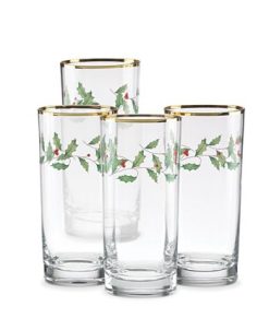 Lenox Holiday 4-piece Highball Glass Set -VilleroyBoch shop 23186715 fpx