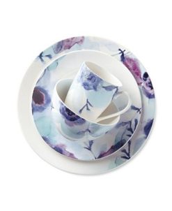 Lenox Indigo Watercolor Floral Porcelain 4-Pc. Place Setting, Created For Macy's -VilleroyBoch shop 23186759 fpx