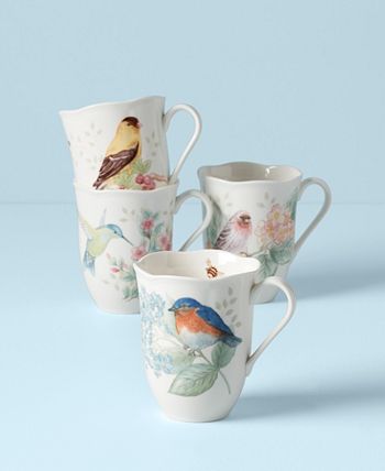 Lenox Butterfly Meadow Flutter Mugs, Set Of 4 4 Lenox Butterfly Meadow Flutter Mugs, Set Of 4 - Image 2