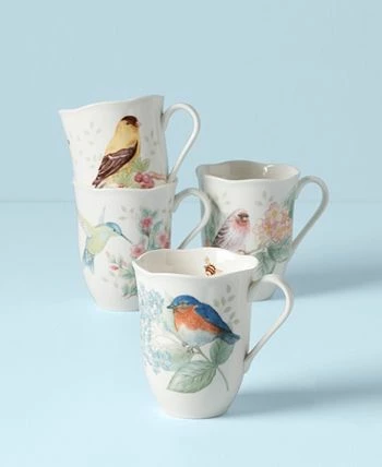 Lenox Butterfly Meadow Flutter Mugs, Set Of 4 - Image 2