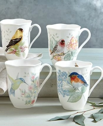 Lenox Butterfly Meadow Flutter Mugs, Set Of 4 - Image 3