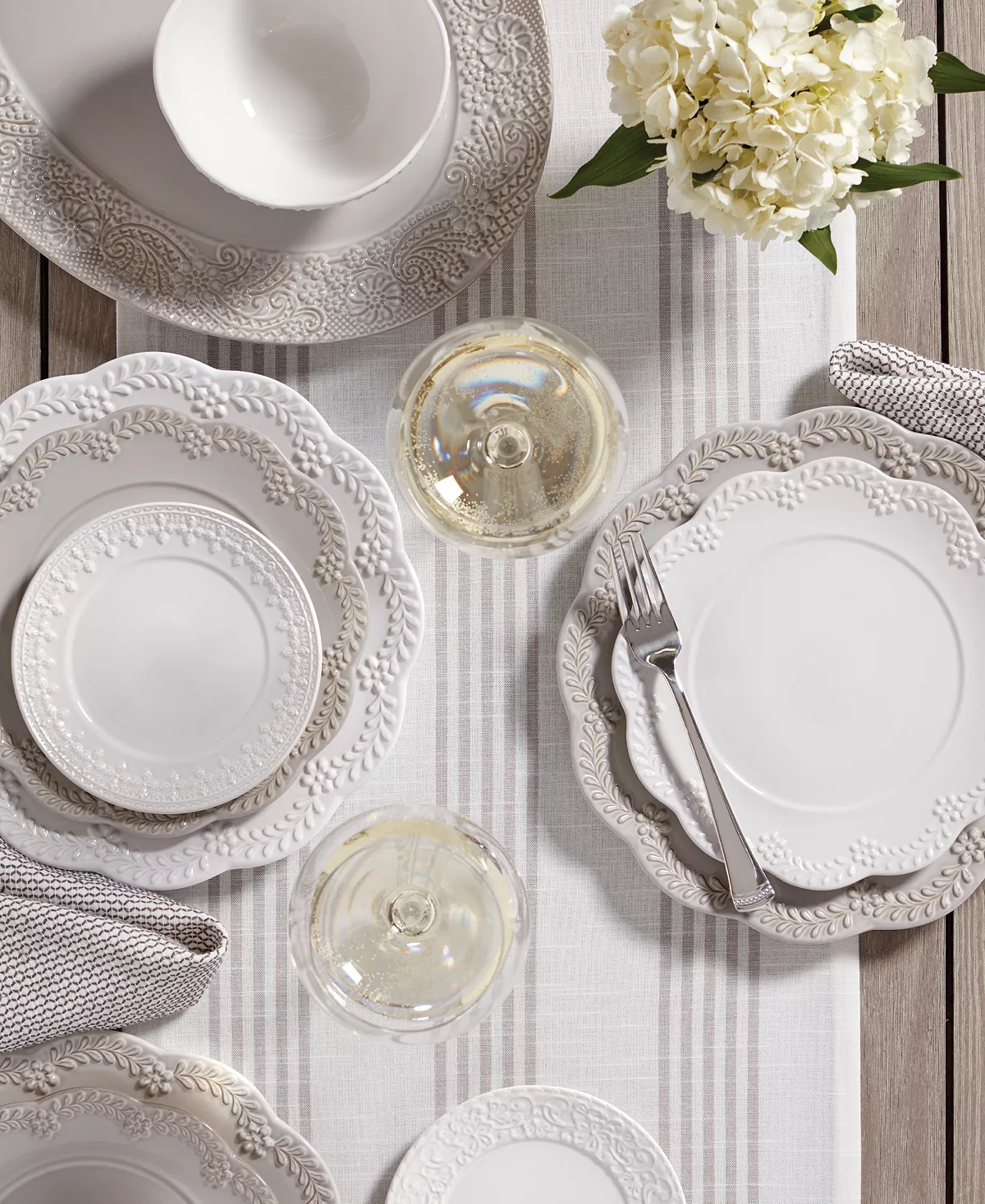 Lenox Chelse Muse Floral 12-Pc. Dinnerware Set, Service For 4 - Image 4