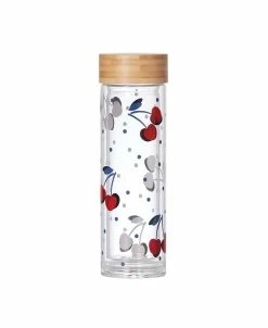 Kate Spade New York Vintage-Like Cherry Dot Water Bottle