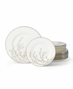 Kate Spade New York Gardner Street Dinnerware 16 Piece Set, Service For 8