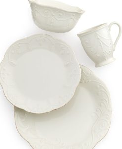 Lenox Dinnerware, French Perle 4 Piece Place Setting