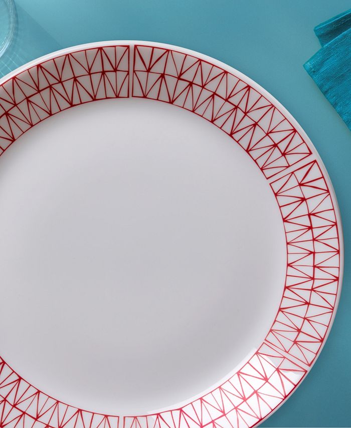 Expressions Graphic Stitch 12-Piece Dinnerware Set Corelle Expressions Graphic Stitch 12-Piece Dinnerware Set -VilleroyBoch shop