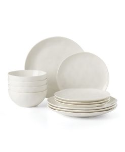 Lenox Bay Colors Solid 12 Piece Dinnerware Set, Service For 4