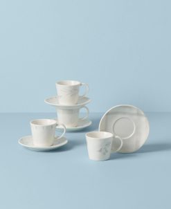 Lenox Oyster Whiteware 8 Piece Espresso Cup And Saucer Set, Service For 4 13 Lenox Oyster Whiteware 8 Piece Espresso Cup And Saucer Set, Service For 4 -VilleroyBoch shop 23271455 fpx