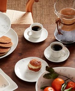 Lenox Oyster Whiteware 8 Piece Espresso Cup And Saucer Set, Service For 4 16 Lenox Oyster Whiteware 8 Piece Espresso Cup And Saucer Set, Service For 4 -VilleroyBoch shop 23271458 fpx