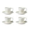 Lenox Oyster Whiteware 8 Piece Espresso Cup And Saucer Set, Service For 4 2 Lenox Oyster Whiteware 8 Piece Espresso Cup And Saucer Set, Service For 4 -VilleroyBoch shop 23271459 fpx