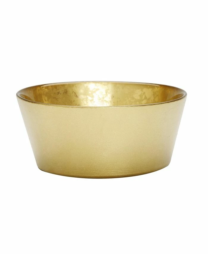 Classic Touch Raised Rim Design Glitter Bowl