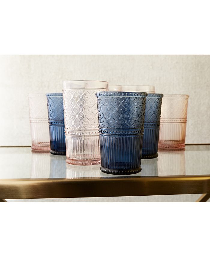 Godinger Claro Modern Vintage Tumbler Glasses, Set Of Four, 12 Oz 6 Godinger Claro Modern Vintage Tumbler Glasses, Set Of Four, 12 Oz - Image 4
