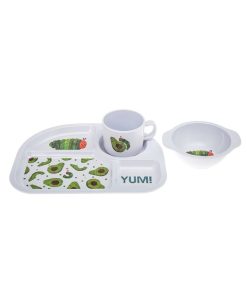 Godinger World Of Eric Carle Children's Avocado Feeding Set, 3 Piece -VilleroyBoch shop 23443116 fpx