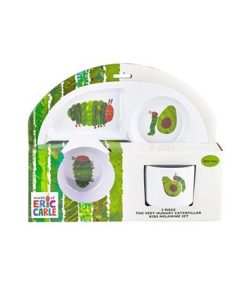 Godinger World Of Eric Carle Children's Avocado Feeding Set, 3 Piece -VilleroyBoch shop 23443117 fpx