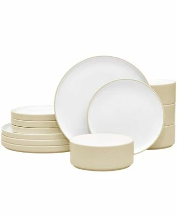 Noritake Colortex Stone 12-Pc. Dinnerware Set, Service For 4 - Image 6