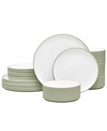 Noritake Colortex Stone 12-Pc. Dinnerware Set, Service For 4 - Image 7