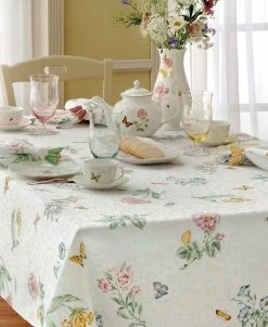 Lenox Butterfly Meadow Tablecloth 52 X 52