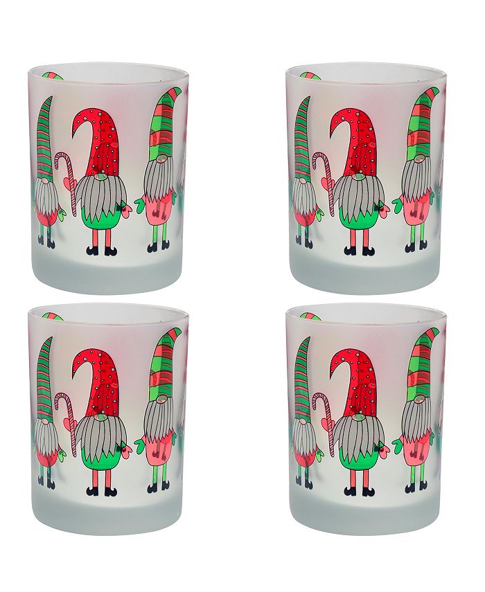 hristmas Gnomes Double Old Fashioned 4 Piece Glass Set, 14 Oz Culver Hristmas Gnomes Double Old Fashioned 4 Piece Glass Set, 14 Oz -VilleroyBoch shop