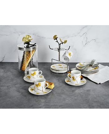 Butterfly Ginkgo 9 Piece Demitasse Cups And Stand Set Michael Aram Butterfly Ginkgo 9 Piece Demitasse Cups And Stand Set -VilleroyBoch shop