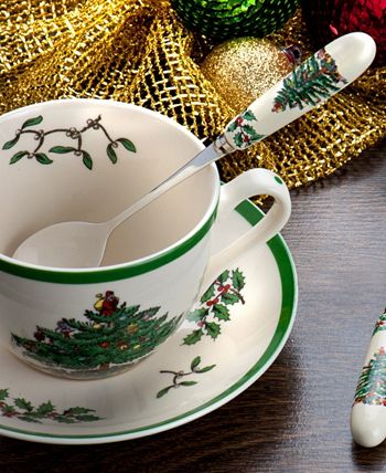 Spode Christmas Tree Teaspoons, Set Of 6, Service For 6 8 Spode Christmas Tree Teaspoons, Set Of 6, Service For 6 - Image 6