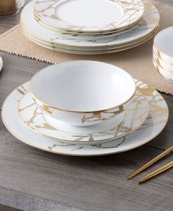 Noritake Raptures Gold 12 Piece Set, Service For 4 -VilleroyBoch shop 23524762 fpx