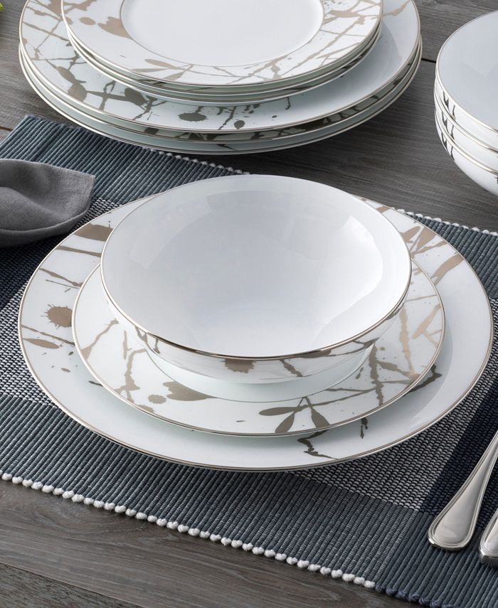 Noritake Raptures Platinum 12 Piece Set, Service For 4 6 Noritake Raptures Platinum 12 Piece Set, Service For 4 - Image 4