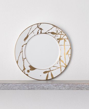 Raptures Gold Set Of 4 Salad Plates, Service For 4 Noritake Raptures Gold Set Of 4 Salad Plates, Service For 4 -VilleroyBoch shop