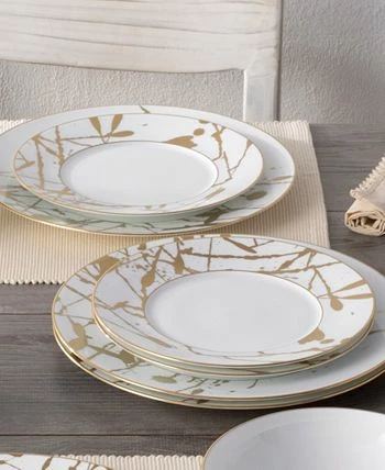 Noritake Raptures Gold Set Of 4 Salad Plates, Service For 4 - Image 6