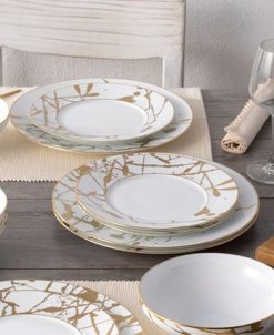 Noritake Raptures Gold Set Of 4 Dinner Plates, Service For 4 -VilleroyBoch shop 23524805 fpx