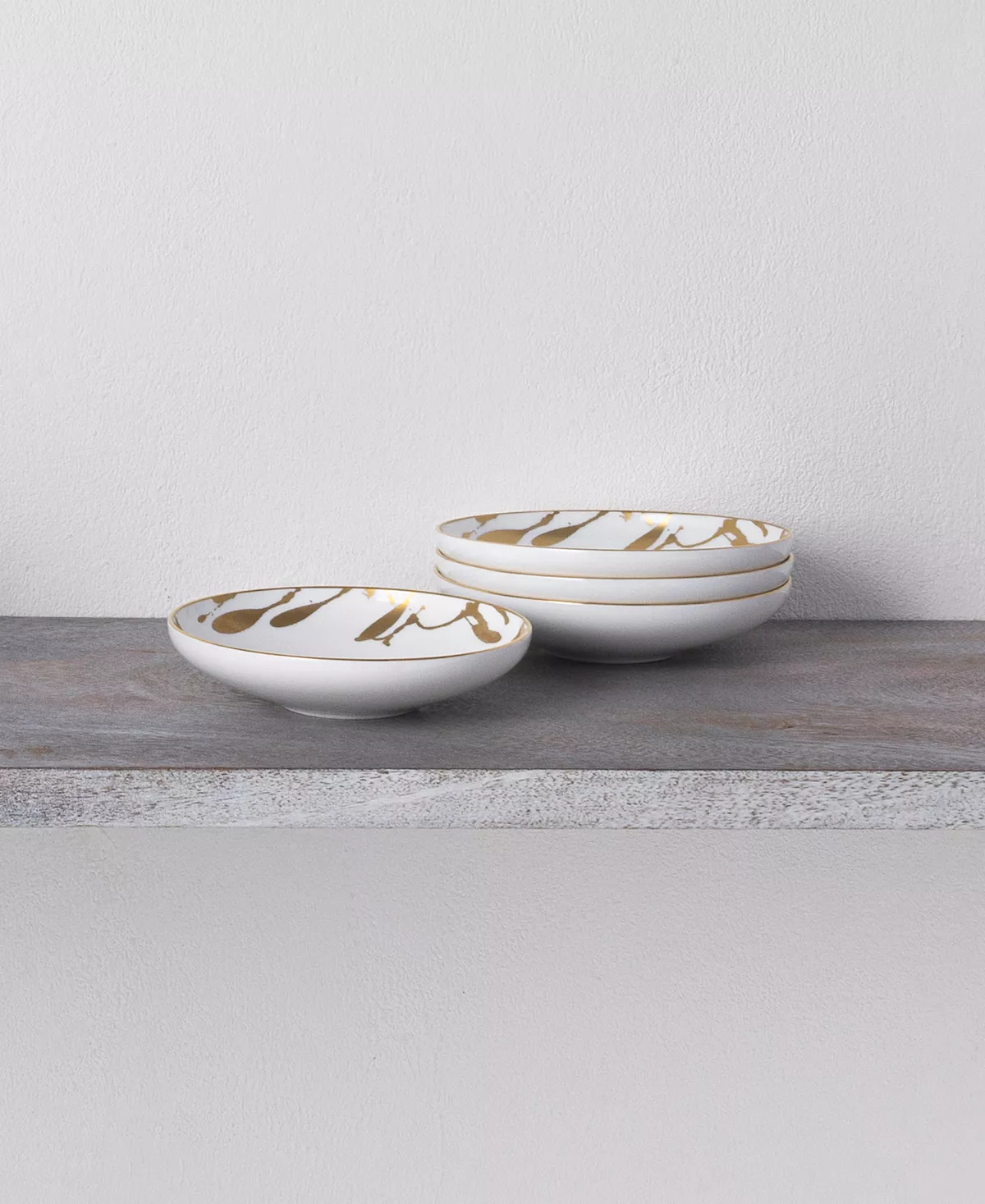 Noritake Raptures Gold Set Of 4 Fruit Bowls, Service For 4 5 Noritake Raptures Gold Set Of 4 Fruit Bowls, Service For 4 - Image 3