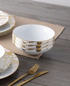 Noritake Raptures Gold Set Of 4 Cereal Bowls, Service For 4 8 Noritake Raptures Gold Set Of 4 Cereal Bowls, Service For 4 -VilleroyBoch shop 23524824 fpx