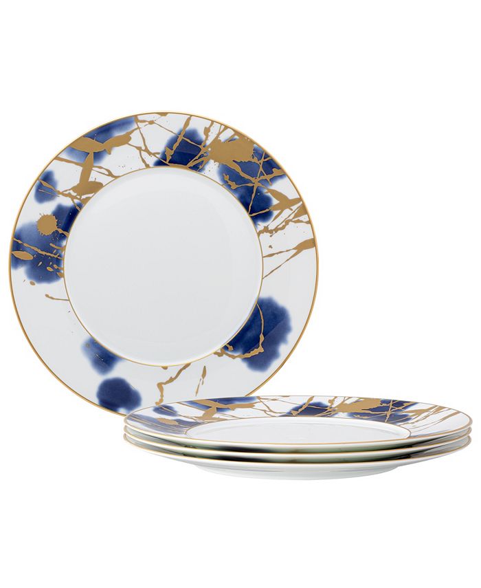 Jubilant Days Gold Set Of 4 Dinner Plates, Service For 4 Noritake Jubilant Days Gold Set Of 4 Dinner Plates, Service For 4 -VilleroyBoch shop