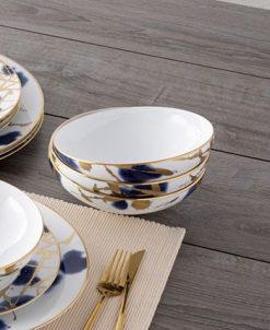 Noritake Jubilant Days Gold Set Of 4 Soup And Cereal Bowl, Service For 4 -VilleroyBoch shop 23524875 fpx